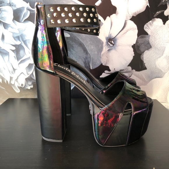 Charla Tedrick studded platform heels - Picture 5 of 5